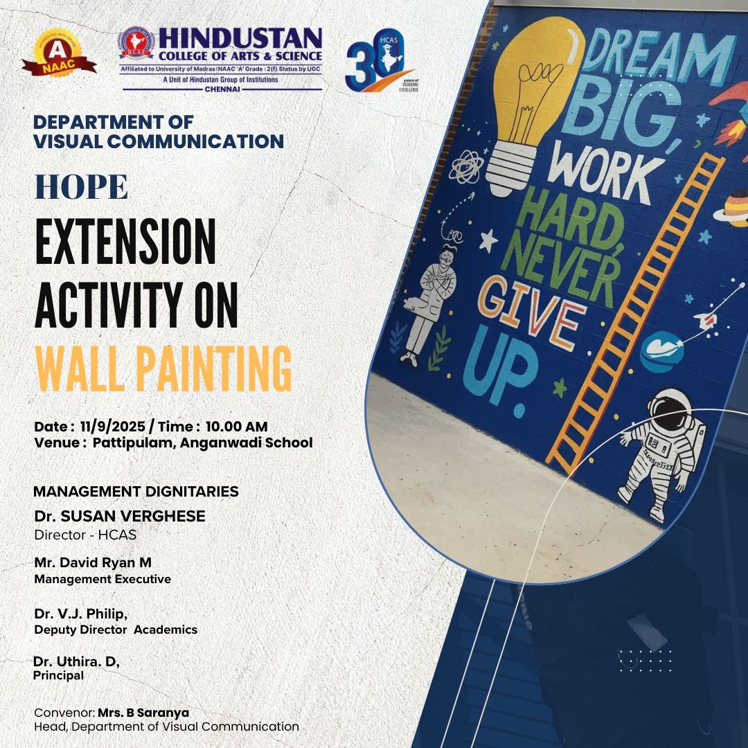 Hope extension activity on wall painting on 11th september 2025