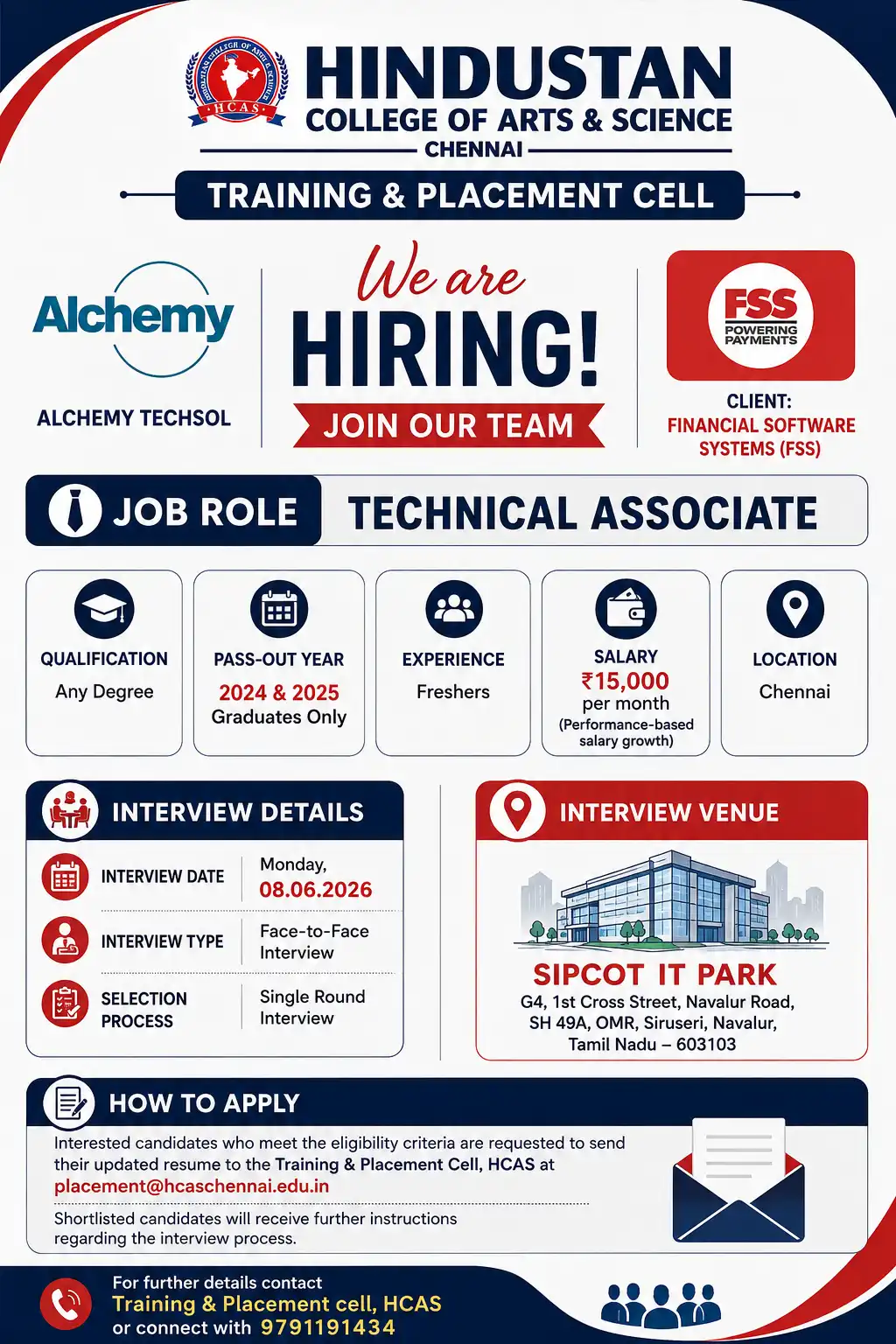 Alchemy Techsol Recruitment Drive