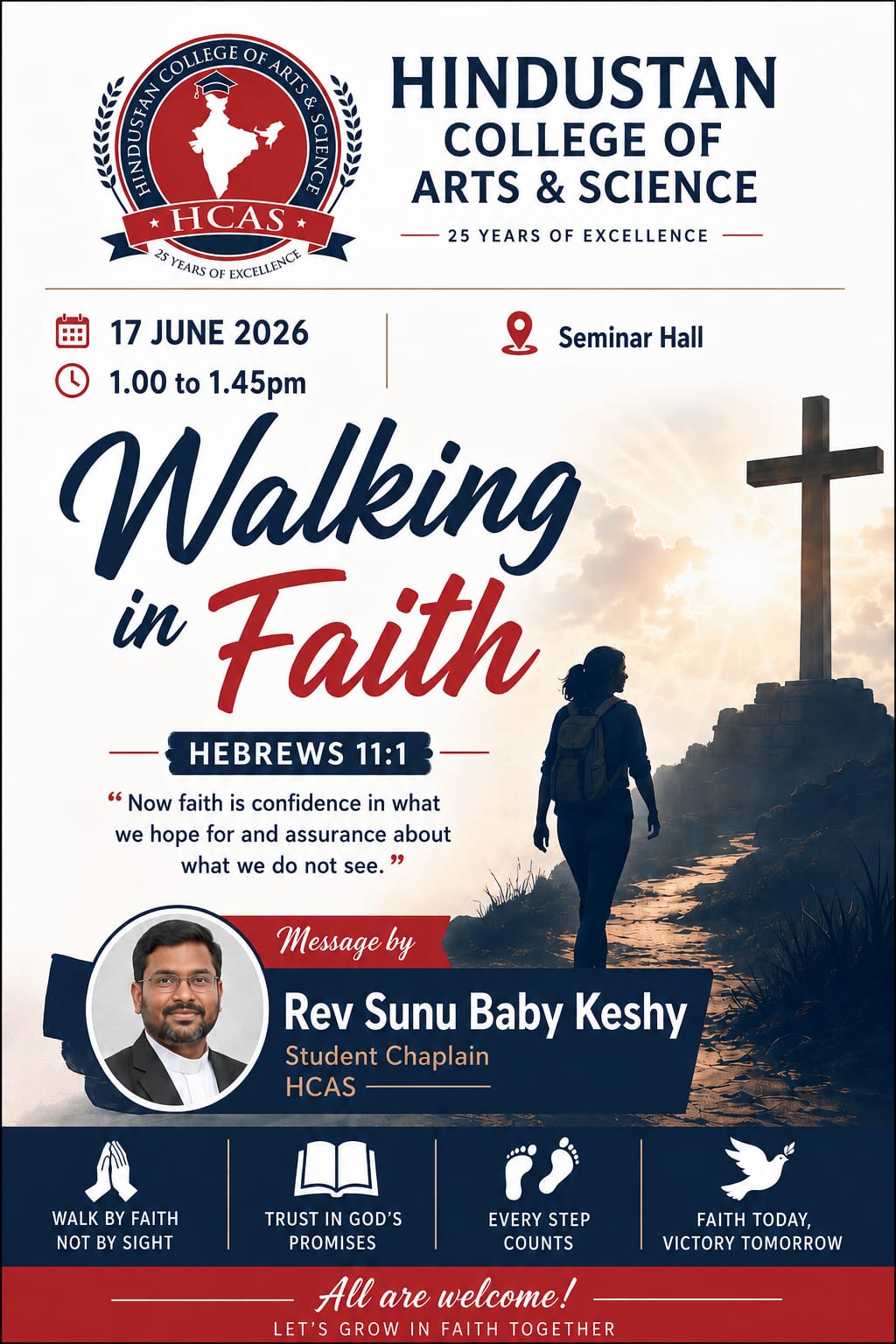 Walking in faith on 17th June 2026