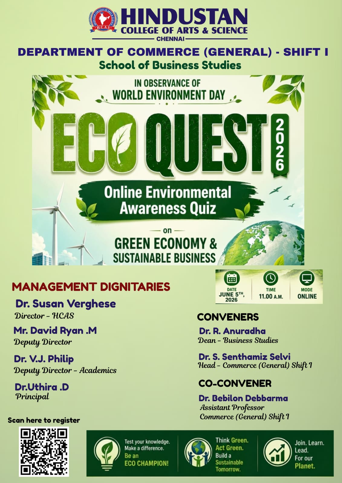 Eco quest on June 5th 2026