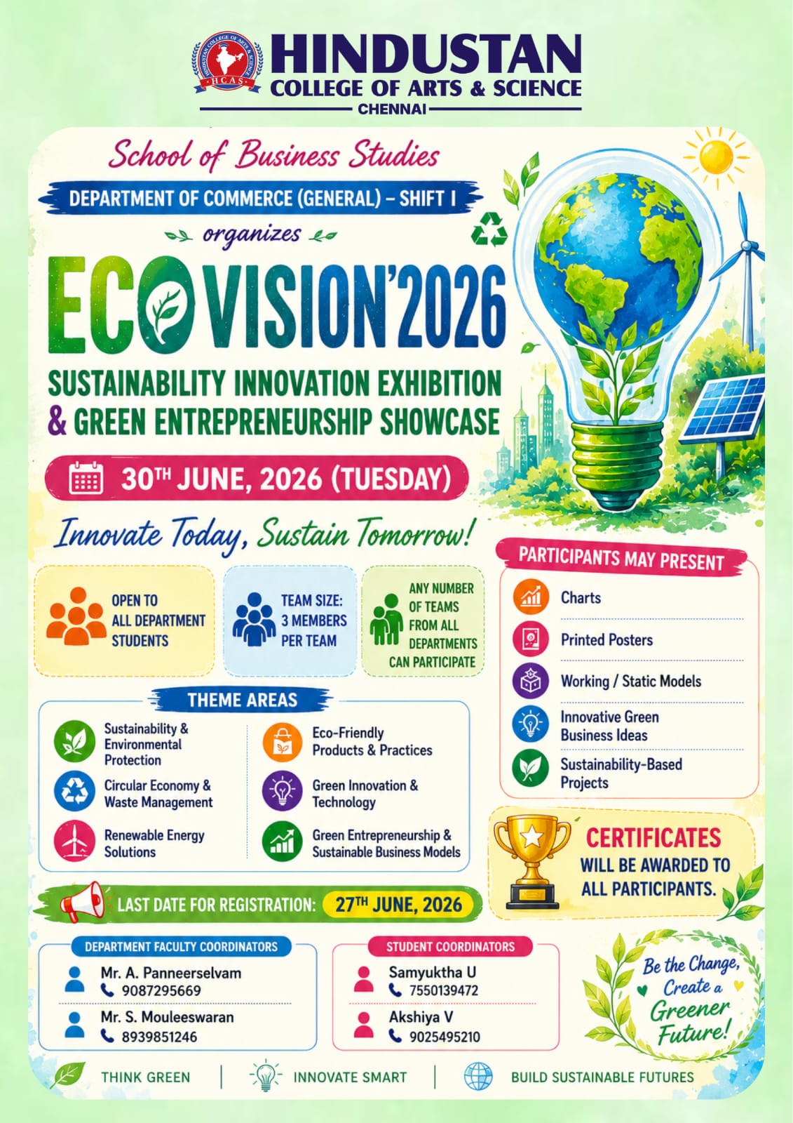 Eco vision 2026 on 27th June