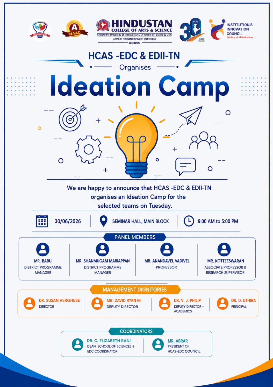 Ideation Camp On 30th June 2026