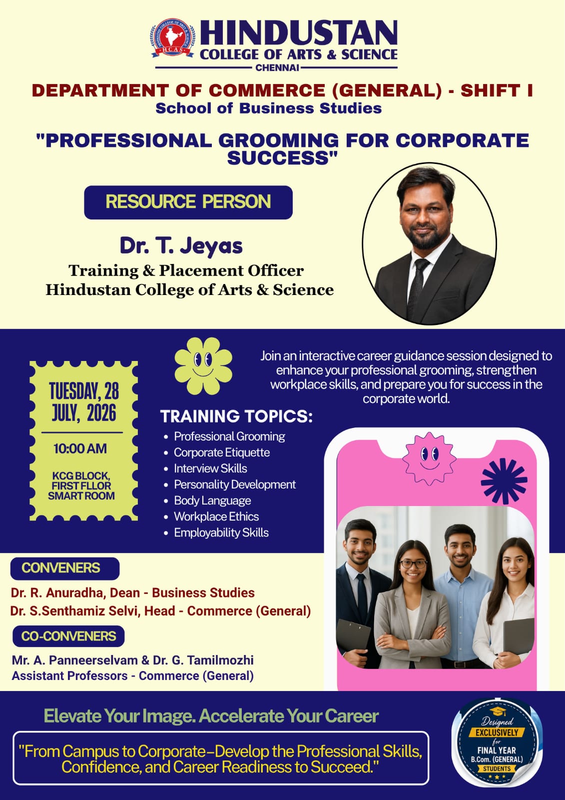 Professional gromming for corporate success on 28th july 2026