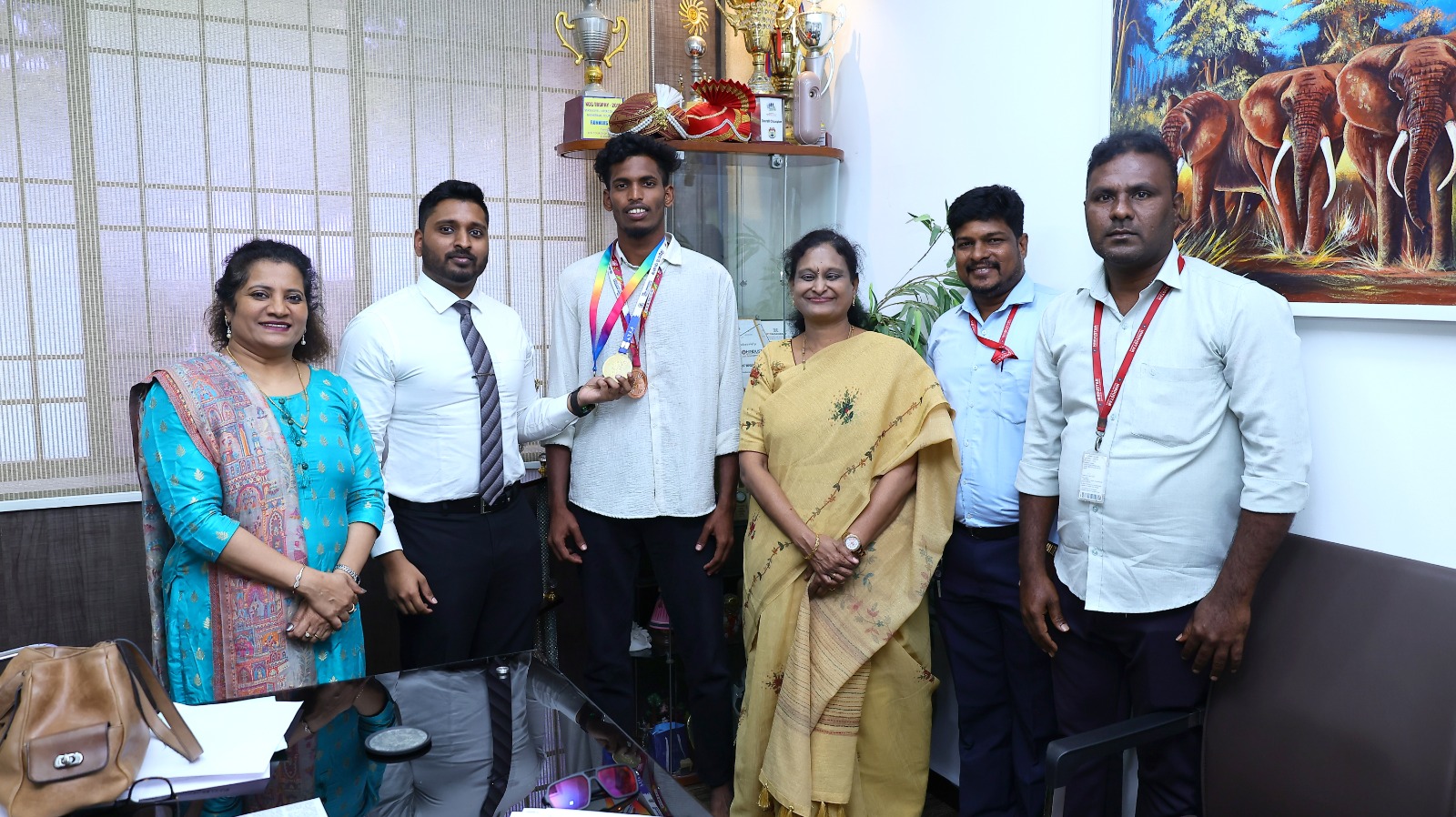 Congratulations to M Sridhar secured a KIUG National level medals khelo India  AIU all India CM Trophy state level winners