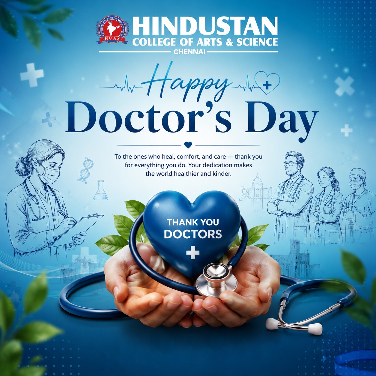 Happy Doctor's day on 1st July 2026