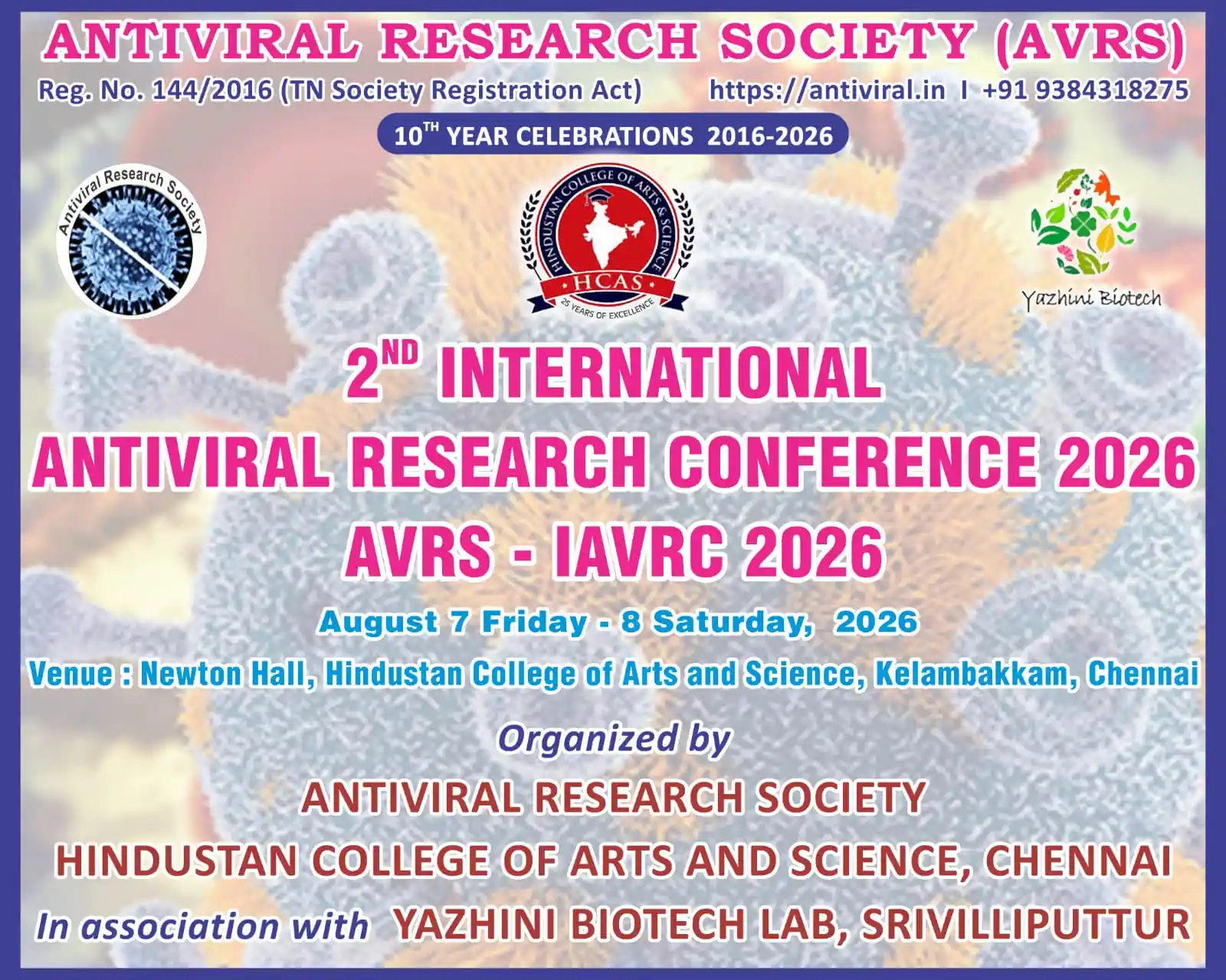 2nd International Antiviral Research Conference 2026